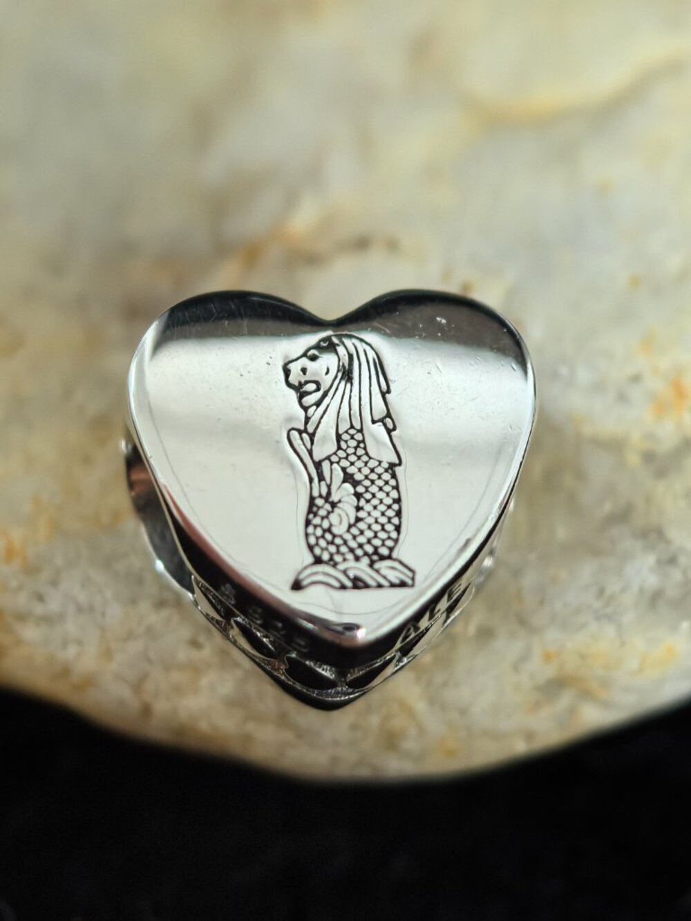 Pandora SINGAPORE Exclusive Travel Heart Charm Pendant, S925 Silver (Women's)